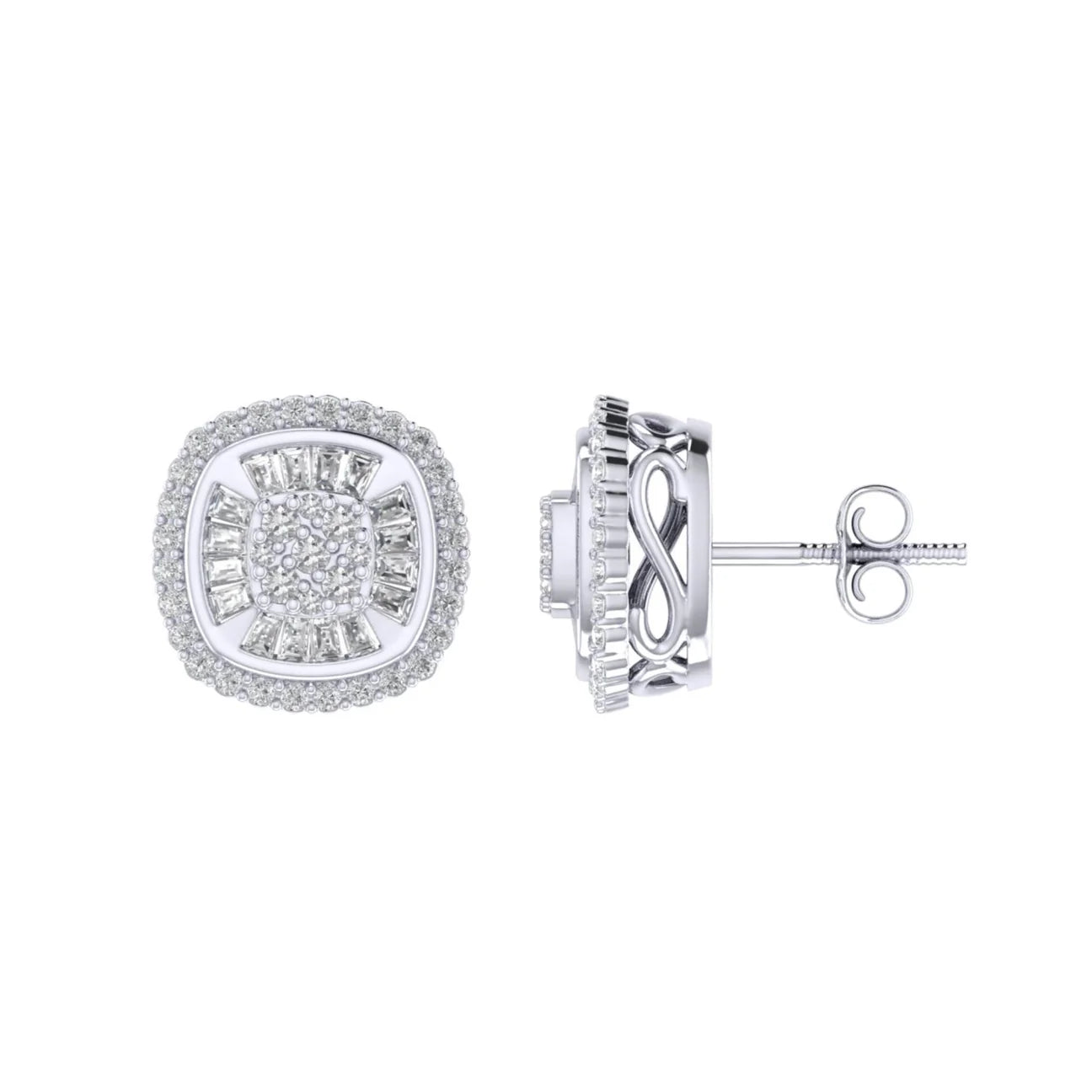 Baguette Diamond Earrings
