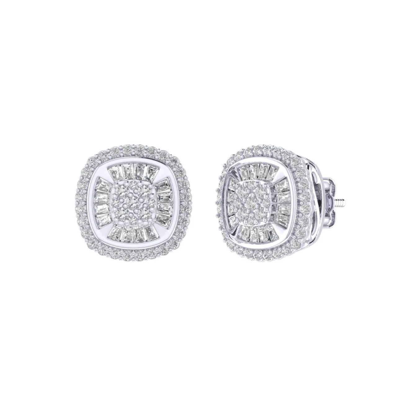 Baguette Diamond Earrings