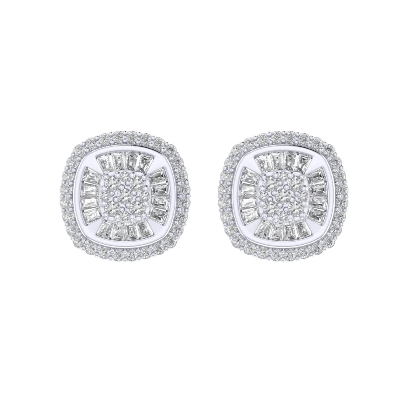 Baguette Diamond Earrings