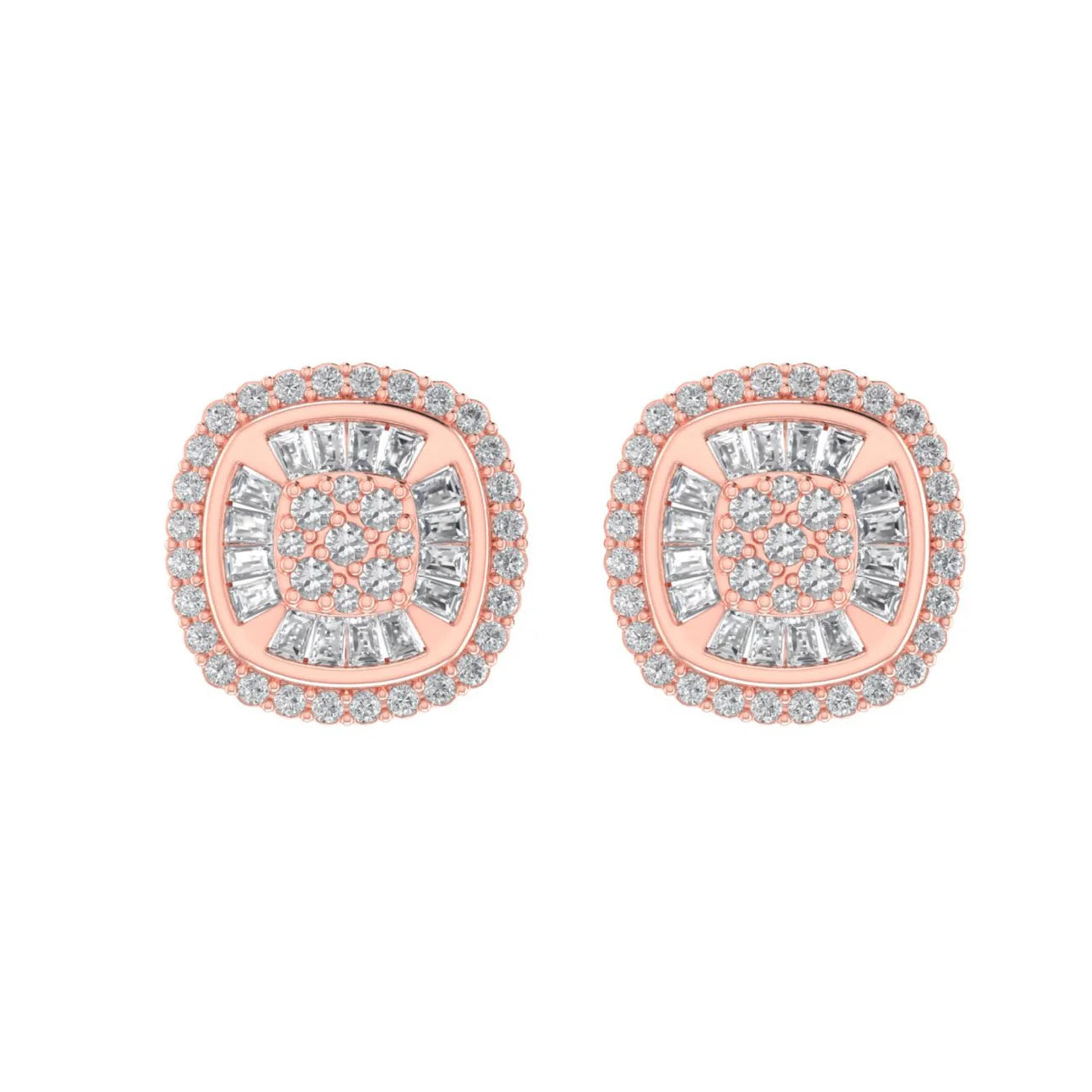 Baguette Diamond Earrings