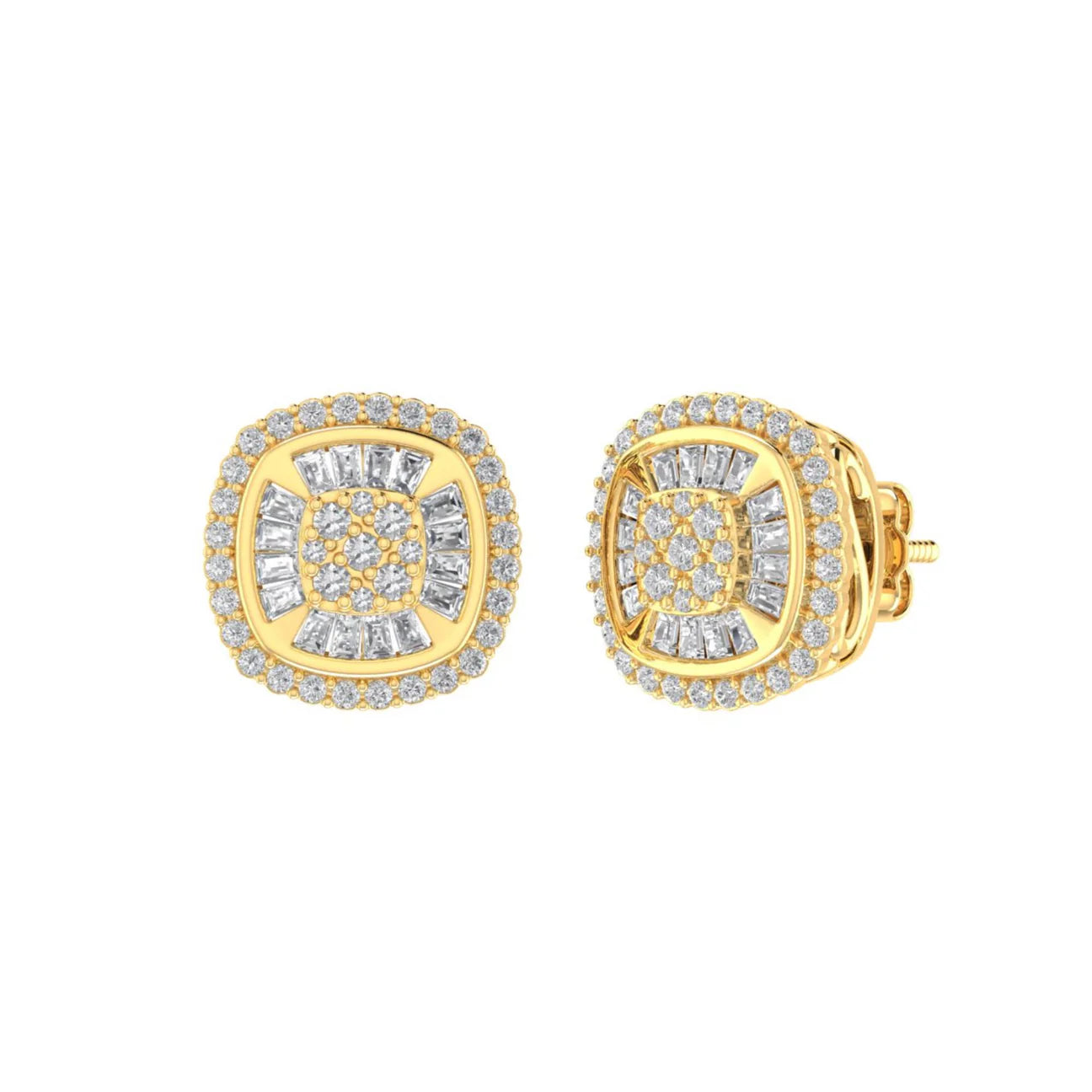 Baguette Diamond Earrings