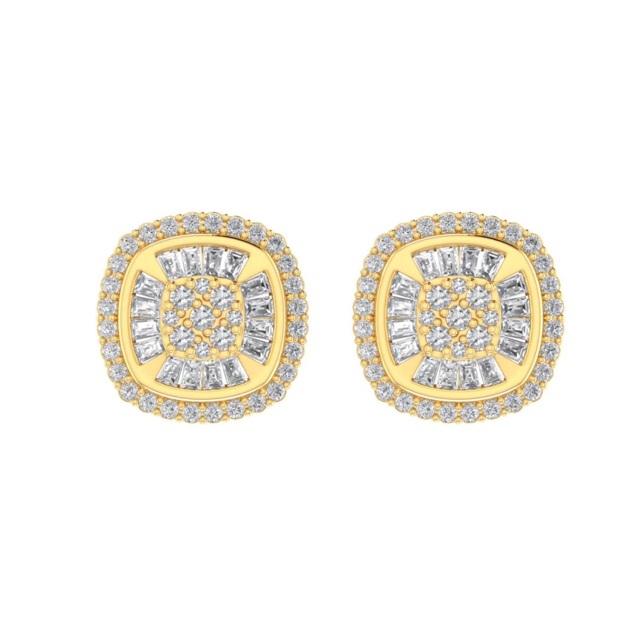 Baguette Diamond Earrings