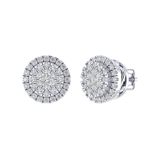 Diamond Circle Earrings