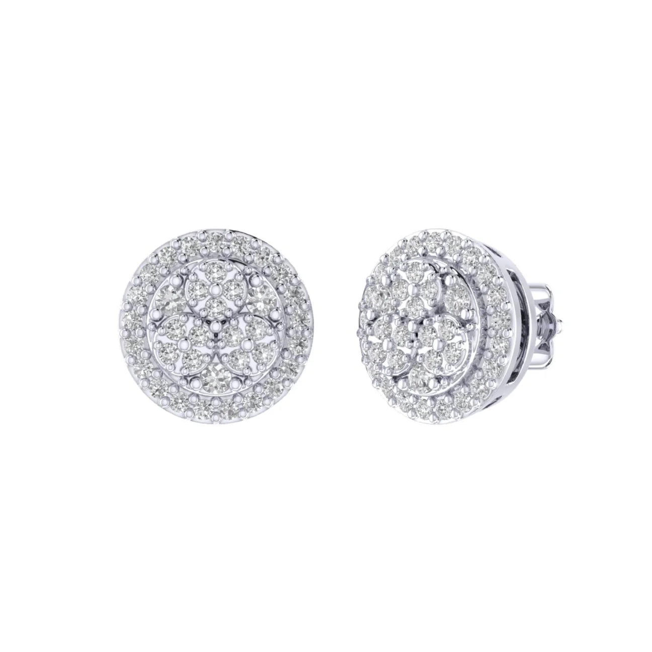 Cluster Diamond Earrings