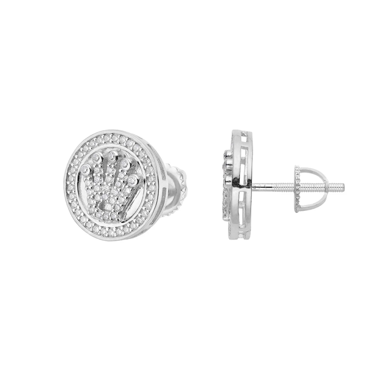 The Dynasty Earrings | VVS Moissanite | Screw-Back Studs