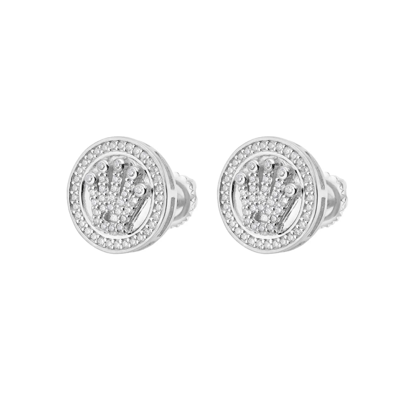 The Dynasty Earrings | VVS Moissanite | Screw-Back Studs