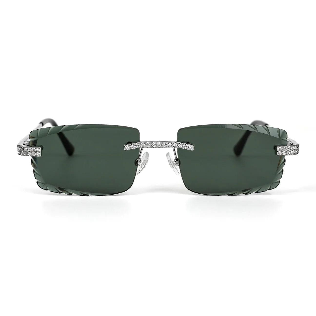 Black Lens Wooden Glasses