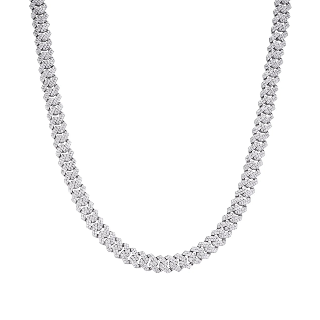 8 MM Moissanite Miami Cuban Chain
