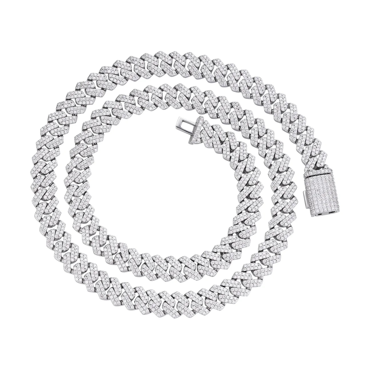 8 MM Moissanite Miami Cuban Chain