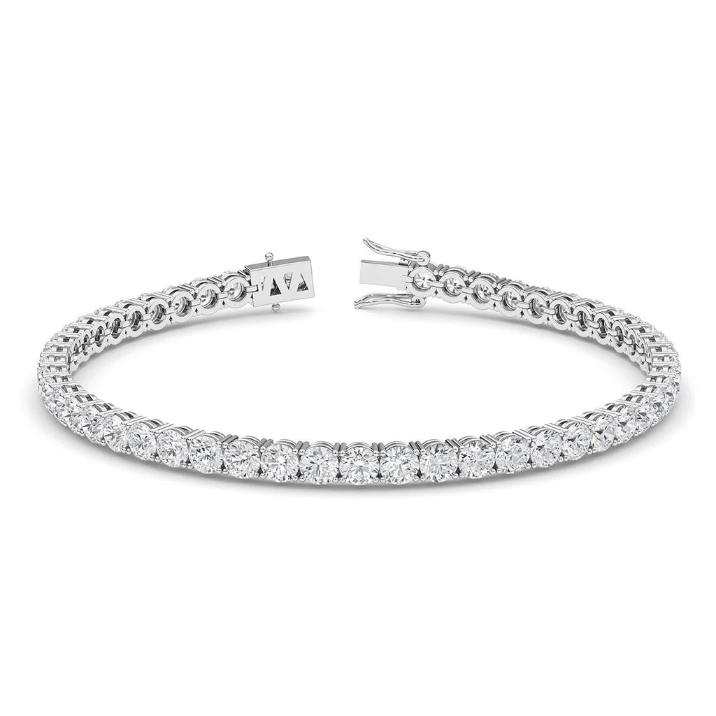 The Eterna Bracelet | Classic Moissanite Tennis Bracelet in Italian Silver