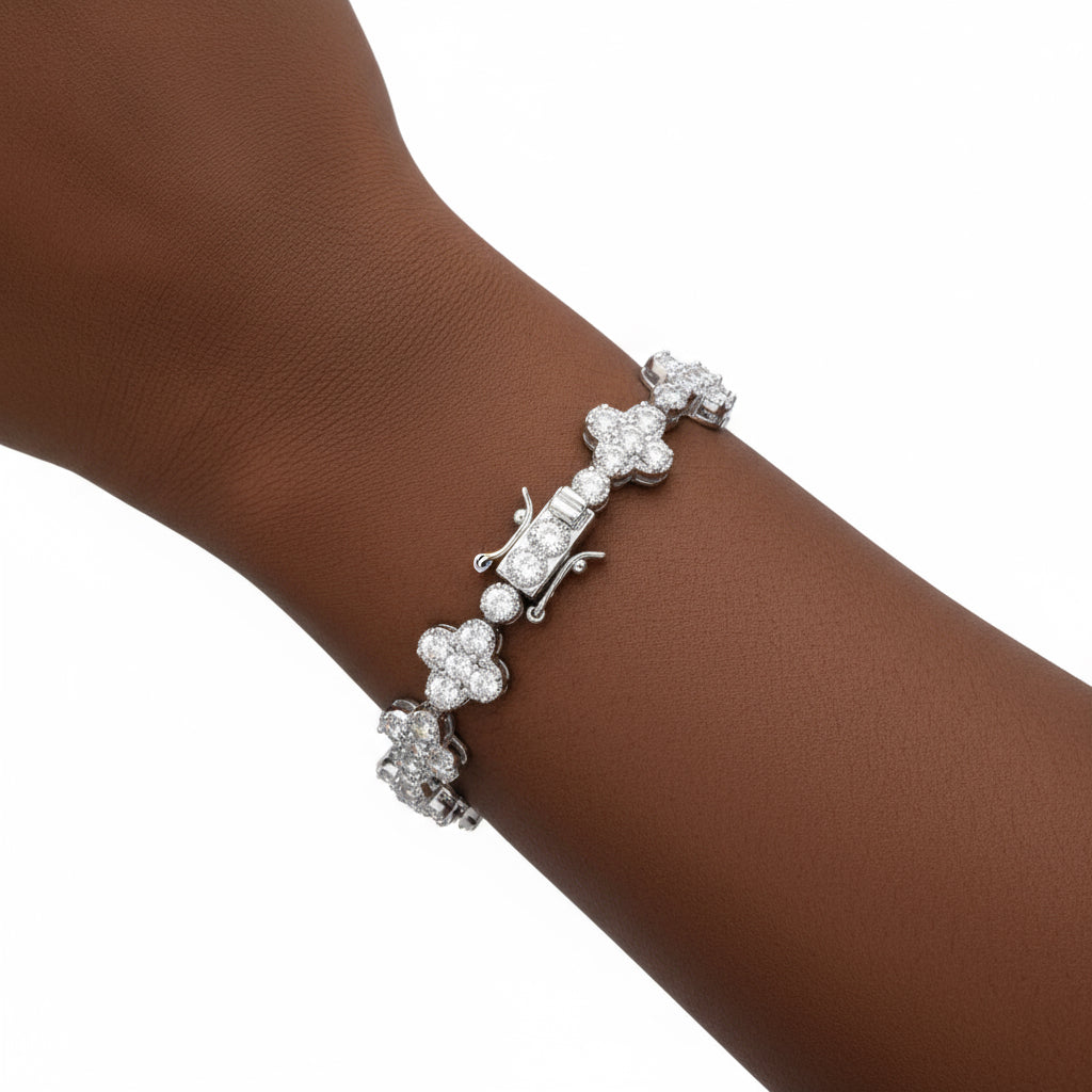 The Fortuna Bracelet | VVS Moissanite | Italian Silver