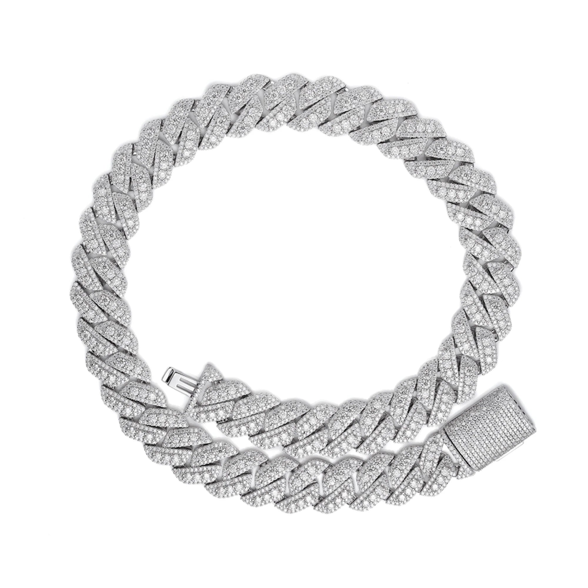 The Dominion Link Chain | Italian Silver | Moissanite VVS Cuban Necklace