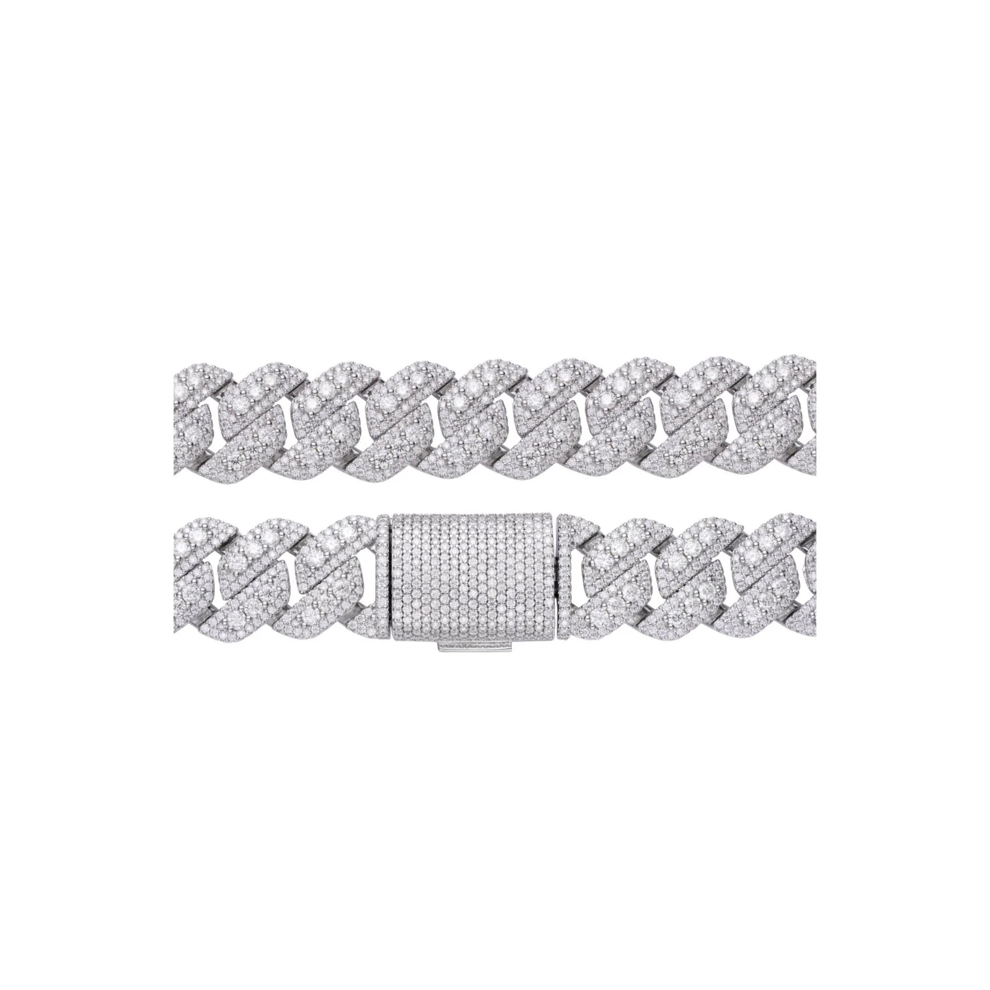 The Dominion Link Chain | Italian Silver | Moissanite VVS Cuban Necklace