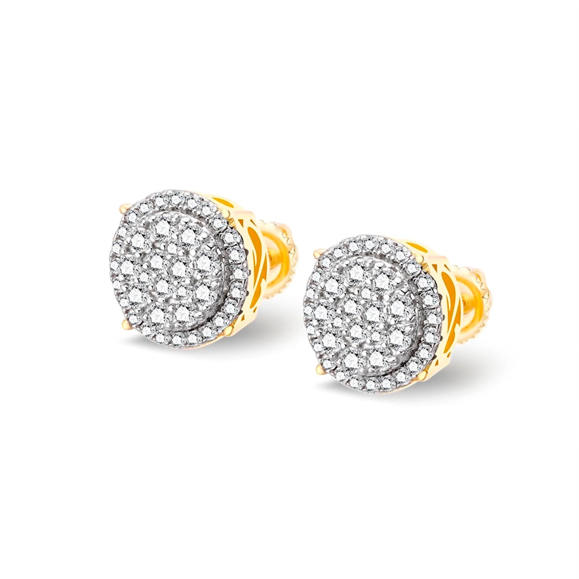 The Mirage Earrings | VVS Moissanite | Screw-Back Studs