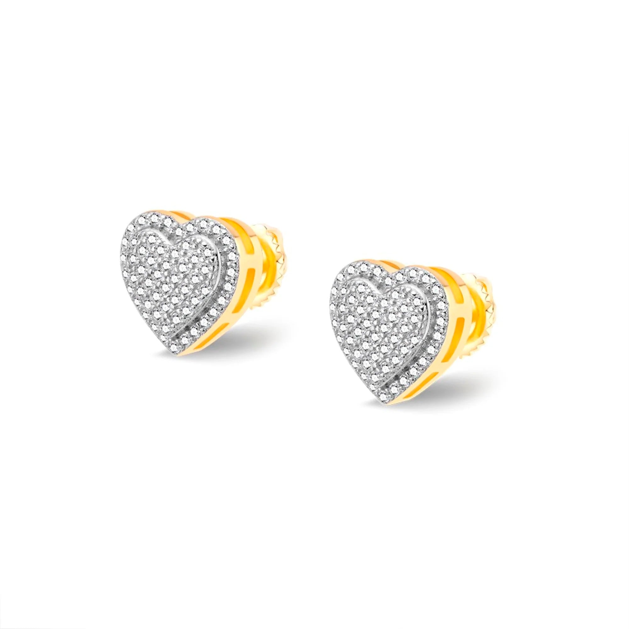 The Valentia Earrings | VVS Moissanite | Screw-Back Studs