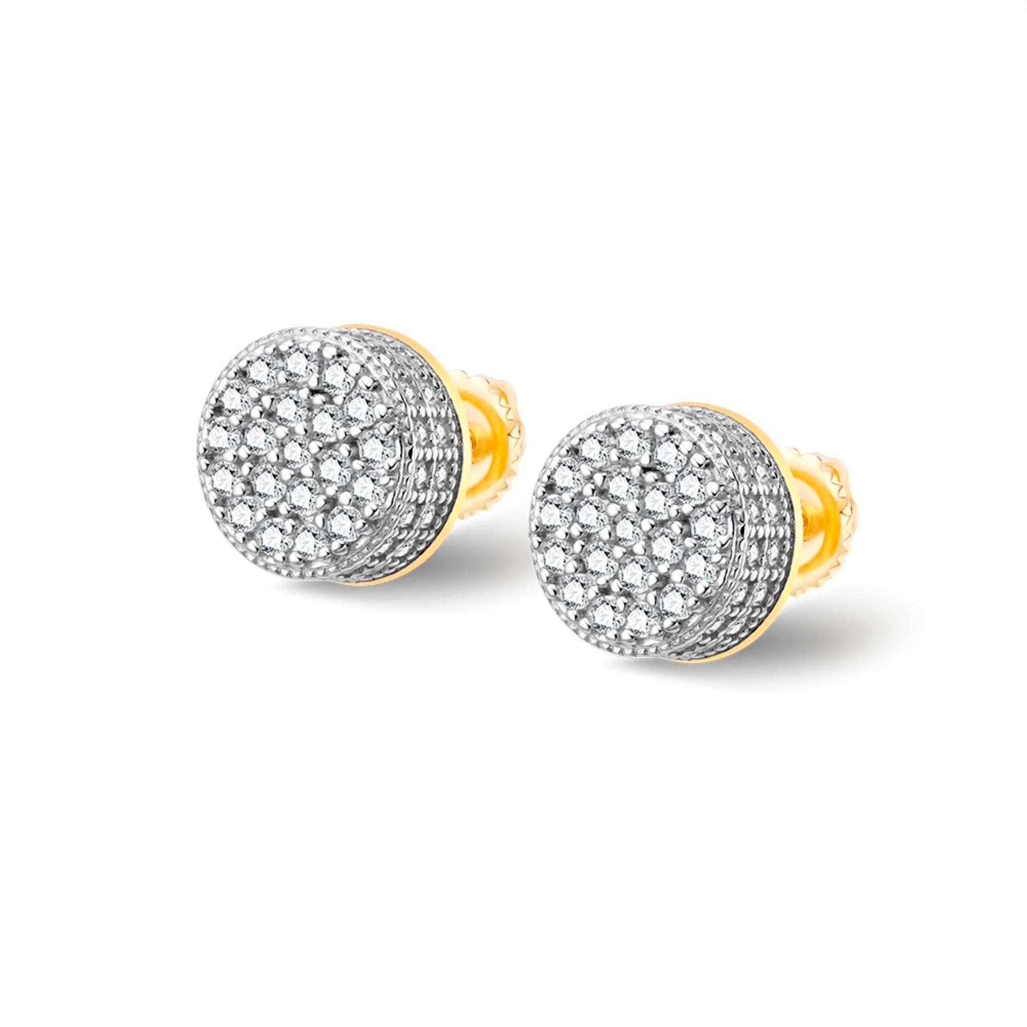 The Lumi Earrings | VVS Moissanite | Screw-Back Studs