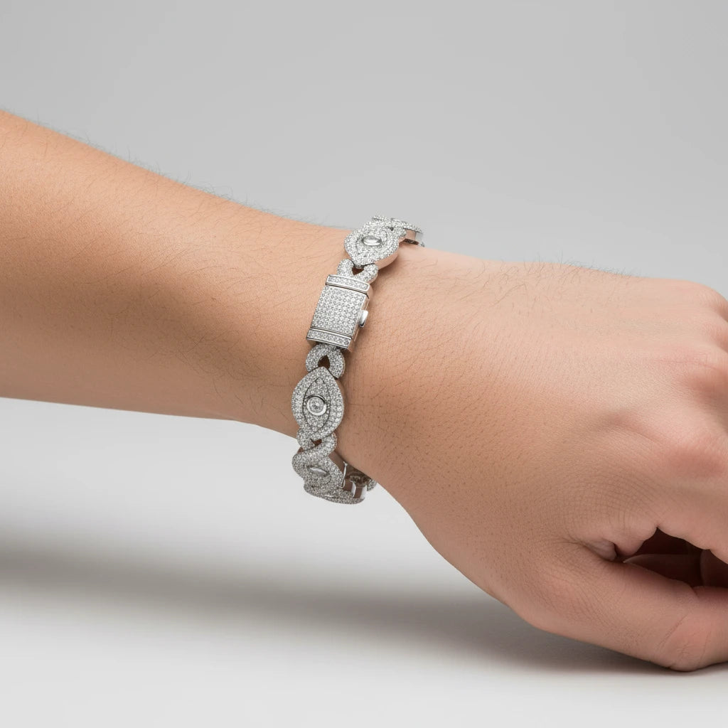 The Vision Bracelet | VVS Moissanite | Italian Silver