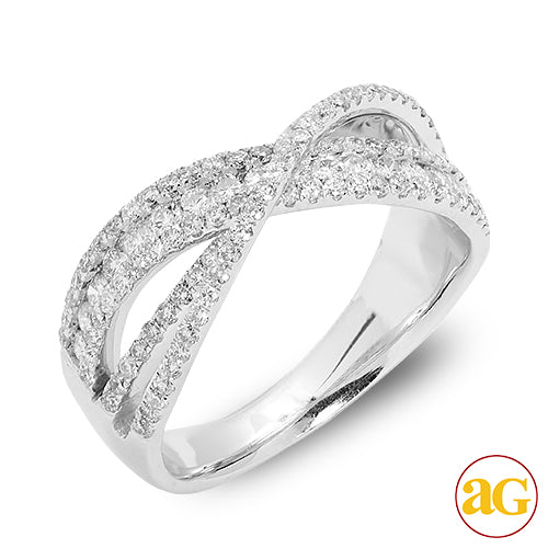 14KW 1.03CTW DIAMOND FANCY BAND