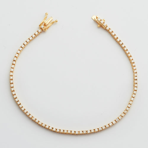 14KY 1.85CTW DIAMOND TENNIS BRACELET