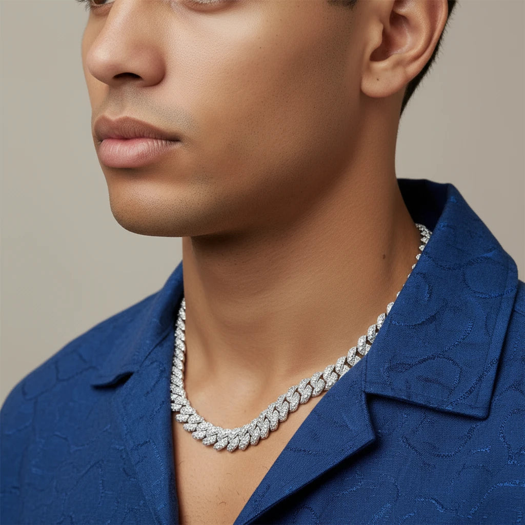 The Dominion Link Chain | Italian Silver | Moissanite VVS Cuban Necklace