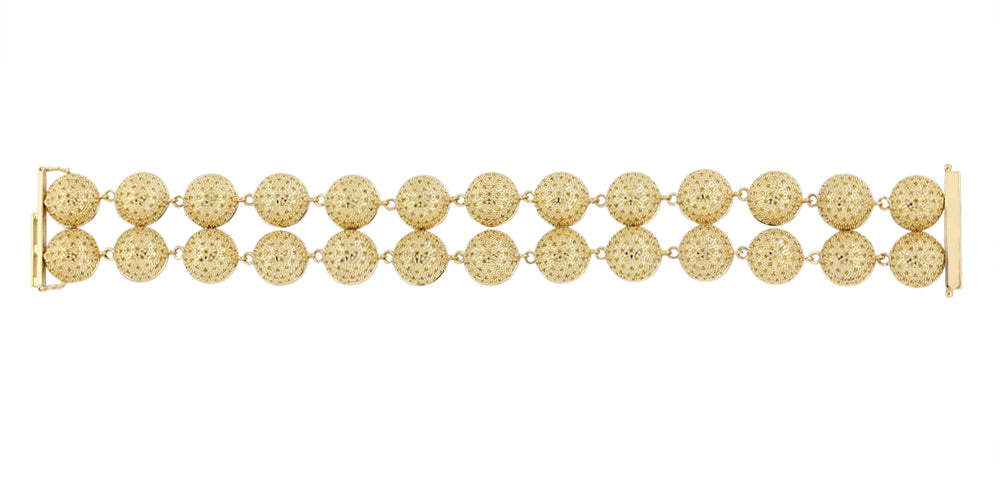 10KY 4.65CTW YELLOW DIA FANCY BRACELET